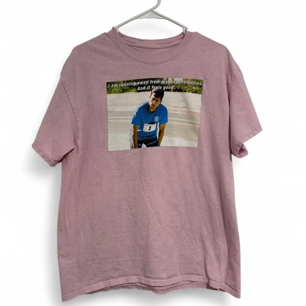Pink The Office cotton t-shirt with graphic